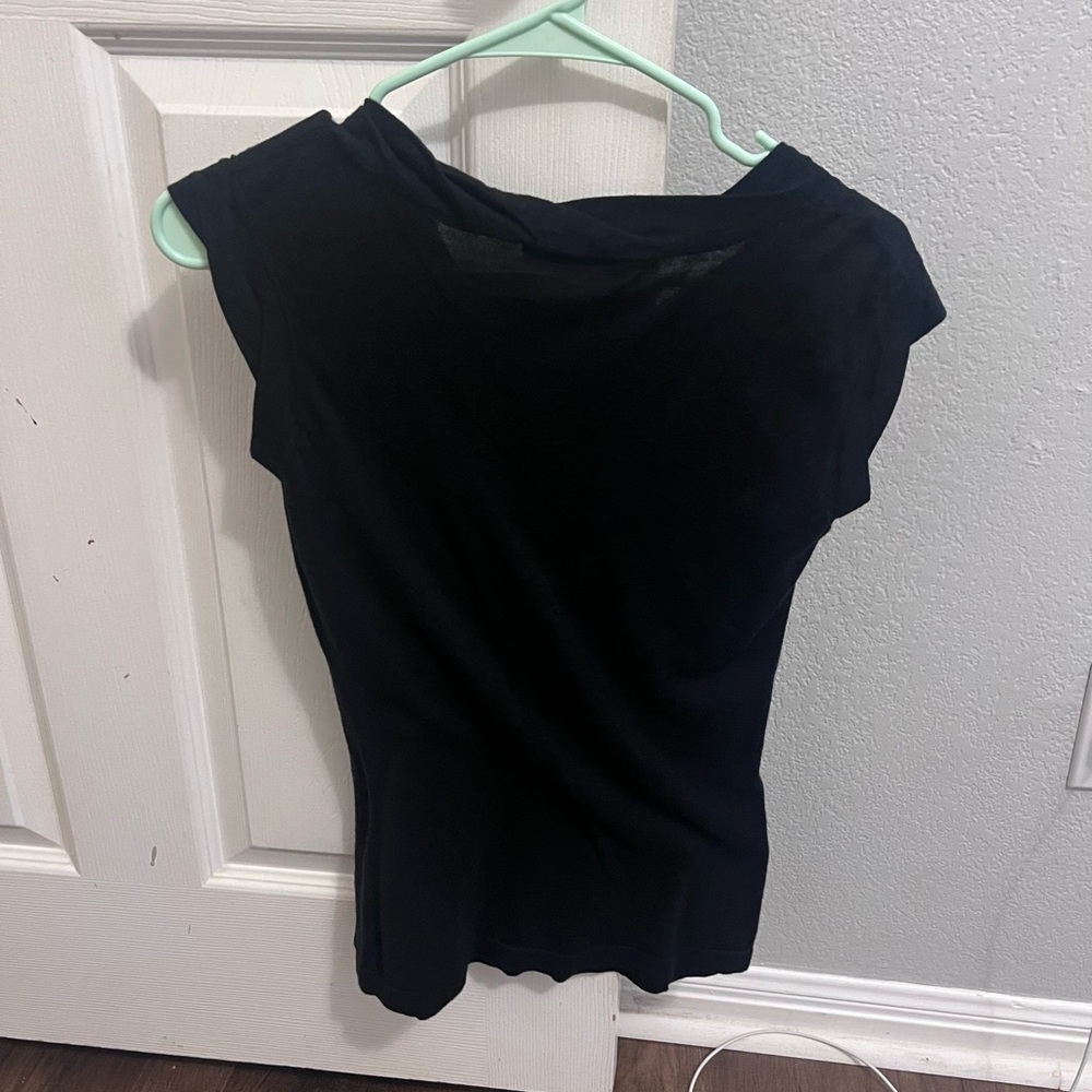 Banana Republic Black Short Sleeve Top